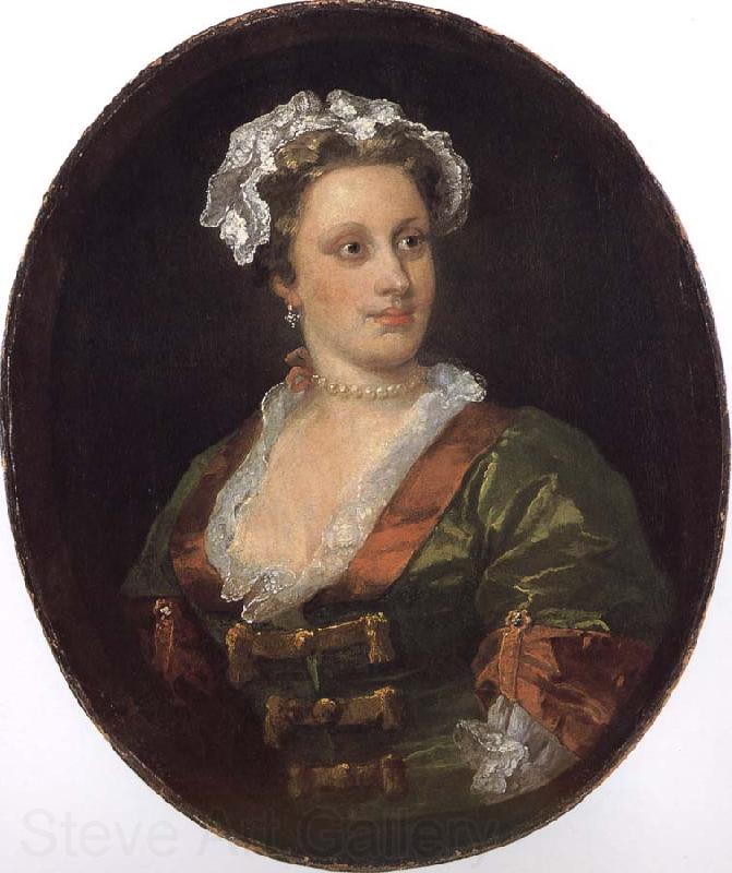 William Hogarth Portrait of the Duchess Norge oil painting art
